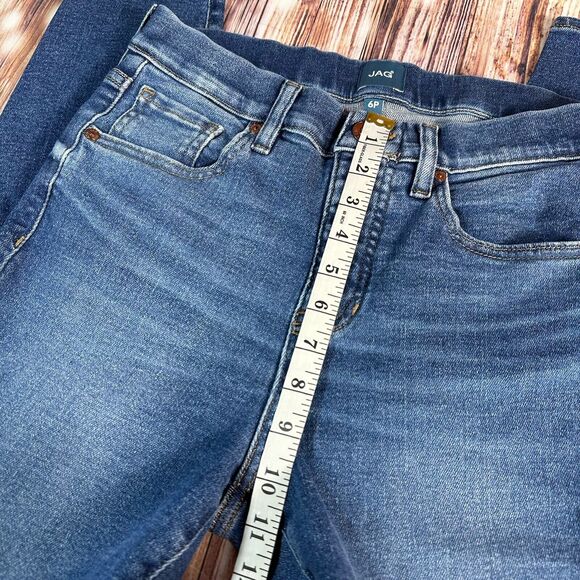 Jag Jeans VALENTINA SKINNY Size 6P/27 Blue Pull On Mid Rise Denim Pants 28x26.5 - Picture 6 of 12